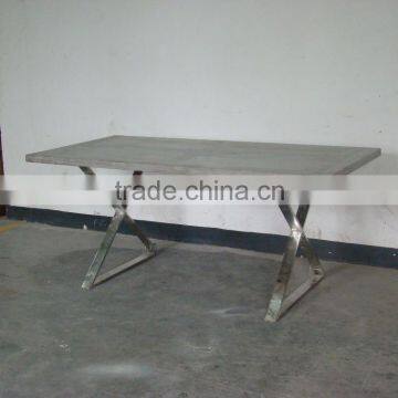 Industrial Metal home furniture dining Table