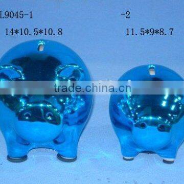 Ceramic pig money bank