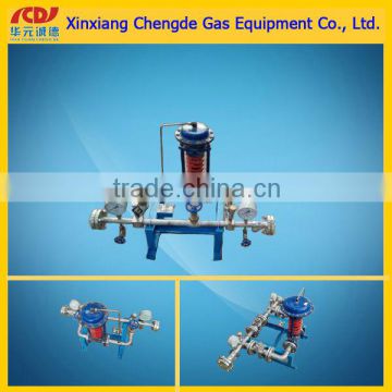 Two stage cryogenic gas pressure release valve