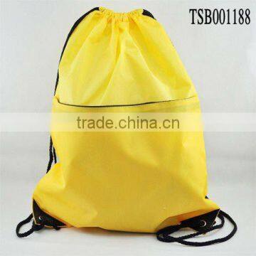 hot sale promotional various colors drawstring backpacks for girls