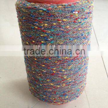 Hot Sales Raw White/Dyed Polyester Fancy Knot Yarn For Knitting