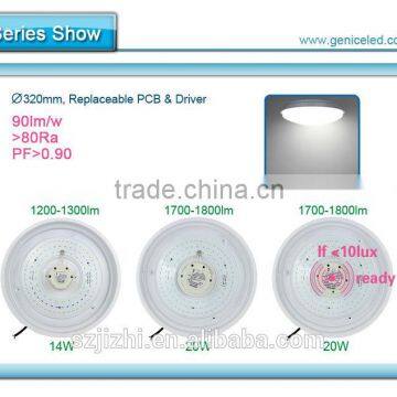 Round Ceiling Light Energy Saving 14w Led Lamp With White Color
