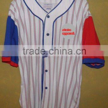 Baseball Jersey Promotional Pinstripes for Men Wholesale Vintage Clothing ,Customized Baseball Jersey Promotional Pinstripes photo-6