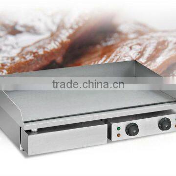 Hotel kitchen equipment electric griddle flat plate