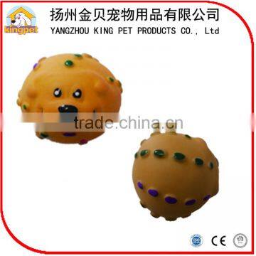 Customized Design Rubber Squeaky Pet Toy Sounding Dog Hedgehog photo-5