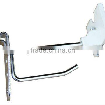 Double gridwall hook with price tag