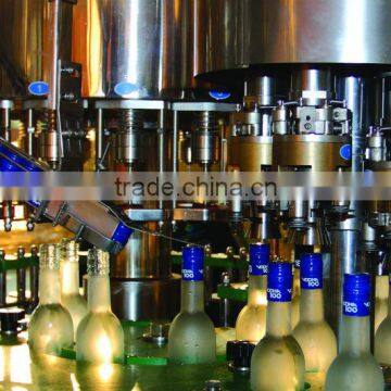 Glass bottle brandy filling machine