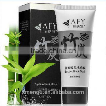 AFY Bamboo Carbon Fiber SuctionBlack Mask Black Head Removal Nose Mask 60g