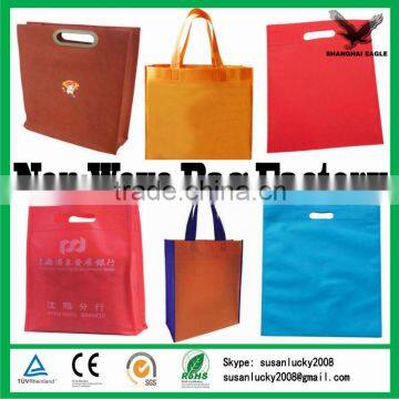 Non woven die cut handle bag/no woven die cut bag/nonwoven die cut bag (directly from factory)