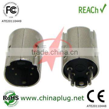 Mini jack socket of 4pin din connector for dc mini jack socket