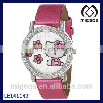 Nice Design Hello Kitty Cartoon Watch for girls and women