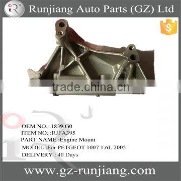 OEM NO.1839.G0 auto engine support bracket For PEUGEOT 1007 1.6L 2005                        
                                                Quality Choice