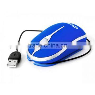 USB Wired Optical Computer Cable Hidden Mouse
