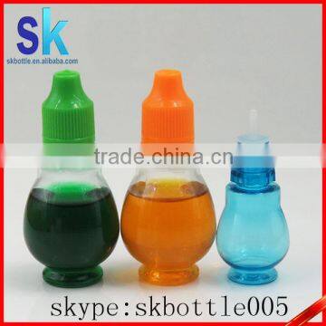 e juice pet plastic bottle blue eliquid dropper bottle 10ml