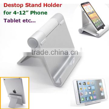 Amazon Hot Alloy Foldable Universal Desktop Stand Holder for iPad mini 3 4 5 iPhone6s 4-12" Tablet PC Smart phone Table Holder                        
                                                Quality Choice