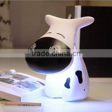 COW SHAPE USB RECHARGEABLE LED TABLE LAMP