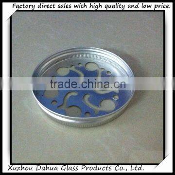 Pierced Metal Lids Aluminum and Iron photo-5