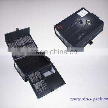 Upscale Rigid Paper Box Magnetic Electronic Storage Paper Box