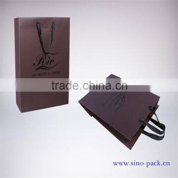 handmade Matt lamination high quality brown paper gift bags