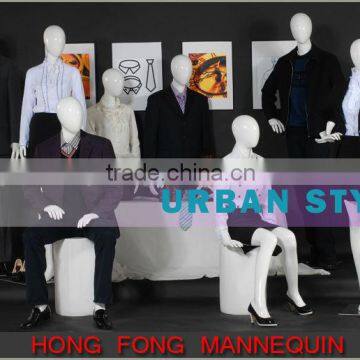 2013 hongfong fashion gloss white egg-head full-body adult mannequins