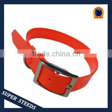 Abrasion resistant TPU hunting dog collar with gun black buckle