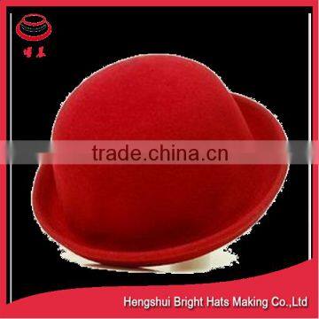 High Quality Wool Felt Bowler Hat with best price