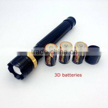 1W Powerful Led With 3D Batteries Zoom Adjustable Flashlight photo-5