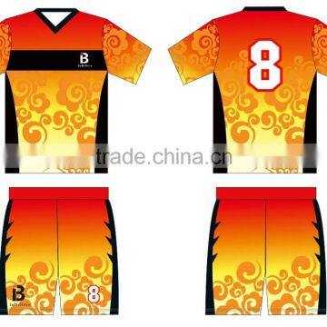 custom hot design top quality team full sublimation soccer kits