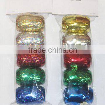 Christmas Gift Wrapping Materials Curling Ribbon Egg and Star Bow photo-4