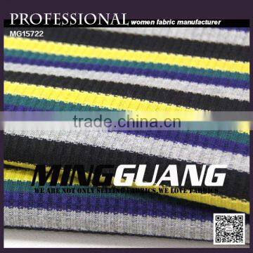 2016 Newest Light Colorful Soft Rib Knitted Fabric for Lady's Fashional photo-3