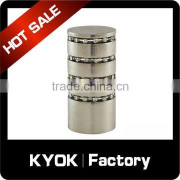 KYOK Fancy Curtain Rod With Stainless Steel Iron Chrome,16mm Iron Shower Curtain Rod Finials Wholesale Supplier's Choice photo-3