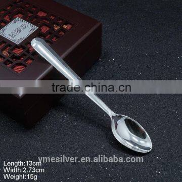 KSA-08 Sugar Spoon Salt Spoon Soup Spoon Safe Silver Material Simple Nice Design