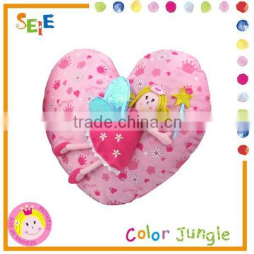 Baby cushion,seat cushion for rattan sofa,lovely heart cushion seat