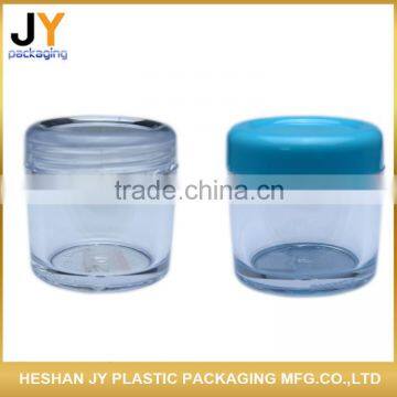OEM manufacture price transparent cream pet jar portable hermetically sealed jar
