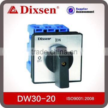 Waterproof cam selector switch