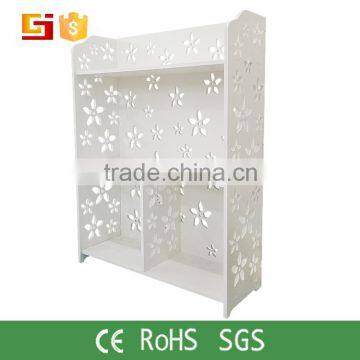 Enjoy goodLife new product flower design wooden shoe rack wholesale