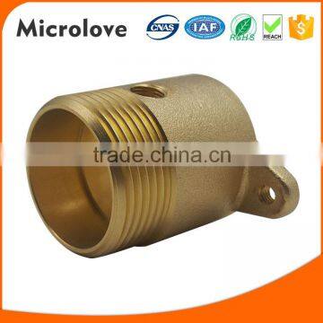 Top quality CMC lathe brass flange tube connector