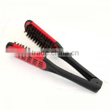 Hair Straightening Brush Ceramic Double Side Hair Brush