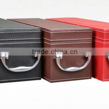 Luxury Wine Packaging Leather Wine Box photo-5