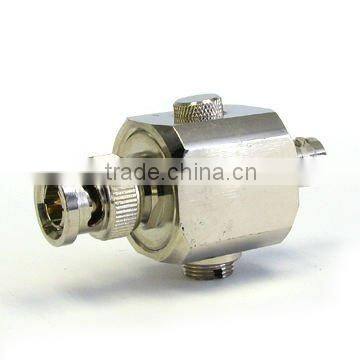 BNC female to male lightning arrester, surge protector, 230V gas tube