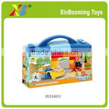 Plastic gift box construction bulding bricks