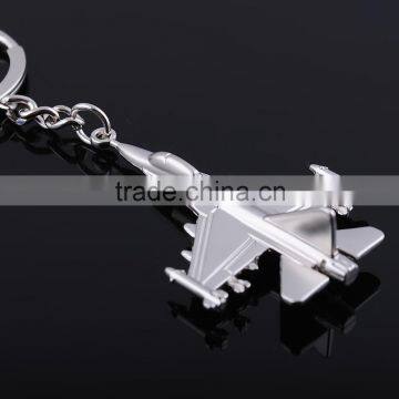 aircraft laser printing metal airplane lover keychain