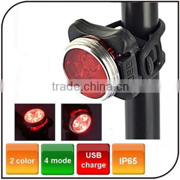 Bike Accessories Waterproof Mini LED Bicycle Rear Light USB Rechargeable Bike Light Cycling Lights