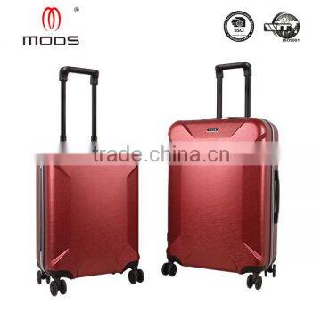 Exterior Trolley System ABS Zipper Suitcases Luggage