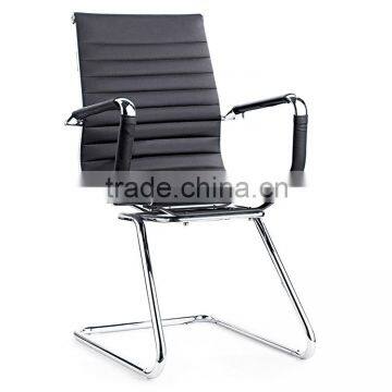 Middle Back PU leather Office Chairs without Wheels