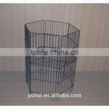 High Quality Factory Providing 6 Sides Wire Dump Bin From China photo-3