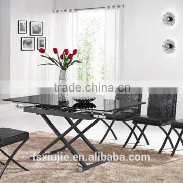 Z681 the Best Selling pu Crocodile Leather Nordic Metal Dining Chair