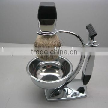 square shaving brush stand badger shaving brush set with razor