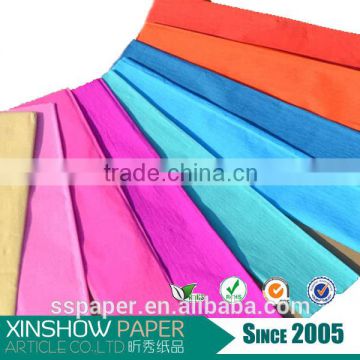 cheap custom tissue paper waterproof crepe paper for home crafts