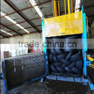 CE&ISO vertical tire baler with high competitive